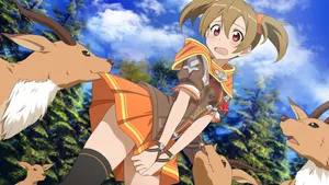 Enchanting Silica - Sword Art Online 4k Wallpaper Wallpaper