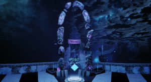 Enchanting Sundown In A Magical Realm Wallpaper