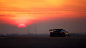 Enchanting Sunset Drive Wallpaper