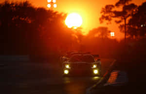 Enchanting Sunset Drive Wallpaper