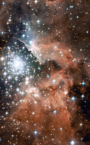 Enchanting View Of Star Cluster Wallpaper