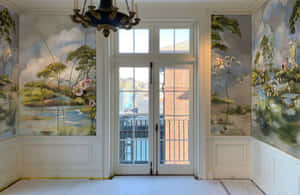 Enchanting Vintage Living Room Wallpaper