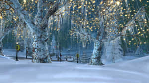 Enchanting Winter Wonderland Wallpaper