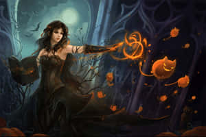 Enchantress_of_the_ Mystic_ Forest Wallpaper