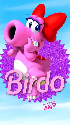 Encounter With The Charming Birdo Wallpaper