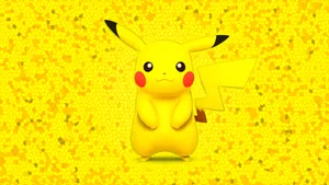 Endearing Pikachu In Collage Wallpaper