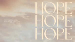 Endless Hope Clouds Background Wallpaper