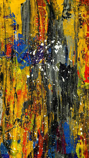 Energetic Expressionist Artwork Wallpaper