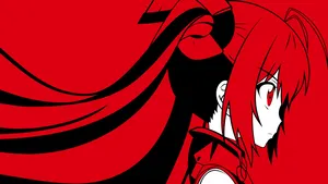 Energizing Red Aesthetic Of Hatsune Miku - Vibrant Pfp Image Wallpaper