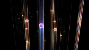 Energy Laser Lights Wallpaper