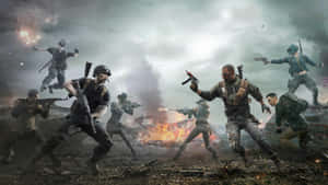 Engage In Strategic Battle Royale Wallpaper