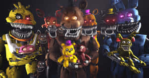 Engaging Animatronic Creatures Entertaining Visitors Wallpaper