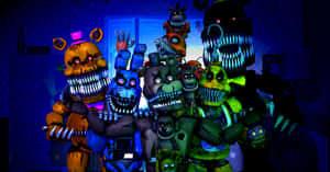 Engaging Animatronics Display In Action Wallpaper