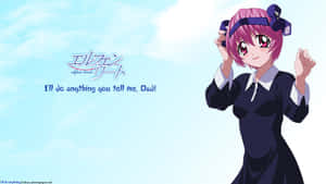 Engaging Anime Artwork Of Elfen Lied's Character Nana Wallpaper