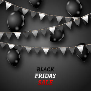 Engaging Black Friday Banner Wallpaper