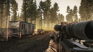 Engaging First-person Shooter Gameplay Wallpaper