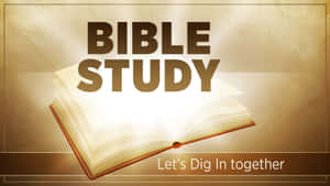 Engaging In A Spiritual Journey Through Bible Study Wallpaper