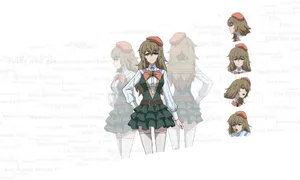 Engaging Portrait Of Yuki Amane Wallpaper