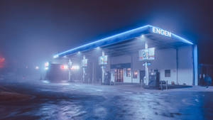 Engen Gas Station Wallpaper