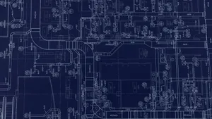 Engineering Blueprint Detailed Design Wallpaper