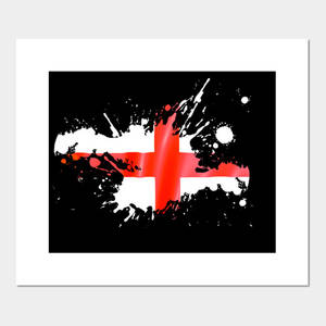 England Flag Painting Wallpaper