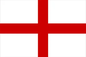 England Red And White Flag Wallpaper