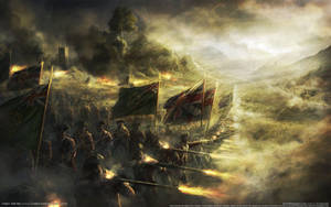 English Civil War Painting Wallpaper