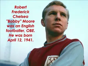English Footballer Legend Bobby Moore Wallpaper
