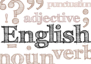 English_ Language_ Concepts_ Sketch Wallpaper