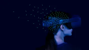 Engrossed In The Vr Gaming World Wallpaper