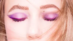 Enhance Your Look With Purple Eye Shadow Wallpaper