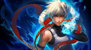 Enigmatic Anbu Black Ops Members In Action Wallpaper