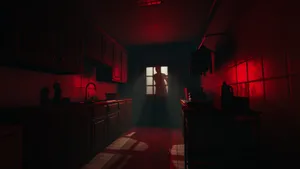 Enigmatic And Mysterious Dark Room Wallpaper