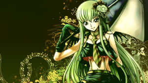 Enigmatic C.c. From Code Geass In A Captivating Fantasy World Wallpaper