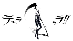 Enigmatic Celty Sturluson In The Moonlight Wallpaper