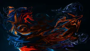 Enigmatic Dark Abstract Art Masterpiece Wallpaper