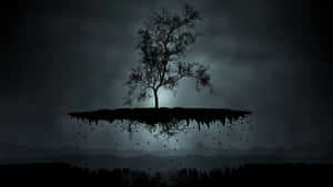 Enigmatic Dark Digital Art World Wallpaper