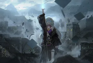 Enigmatic Dark Power Unleashed Wallpaper