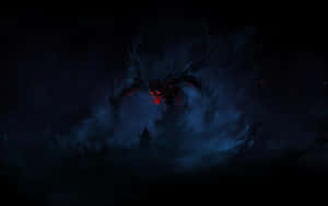 Enigmatic Dark Spirit Emerging From The Shadows Wallpaper