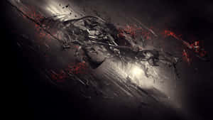 Enigmatic Depths - Dark Abstract Art Wallpaper