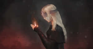 Enigmatic Fire Keeper Of The Bonfire Wallpaper