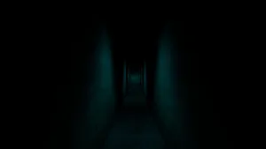 Enigmatic Forest Scene Wallpaper