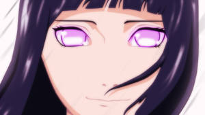 Enigmatic Hinata Hyuga From Naruto Series Wallpaper