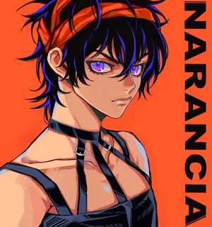 Enigmatic Narancia Ghirga In Action Wallpaper
