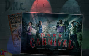 Enigmatic Night At The Dark Carnival Wallpaper