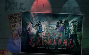 Enigmatic Night At The Dark Carnival Wallpaper