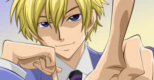 Enigmatic Tamaki Suoh With His Intense Gaze Wallpaper