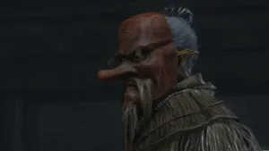 Enigmatic Tengu In A Mystical Forest Wallpaper