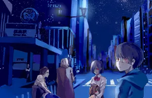 Enigmatic Tokyo Ghoul Uta In A Sinister Pose Wallpaper