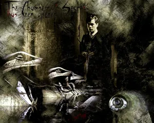 Enigmatic Tom Riddle From Harry Potter In A Dark Setting Wallpaper